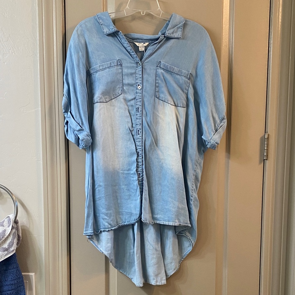 Light Blue Button-Up Shirt